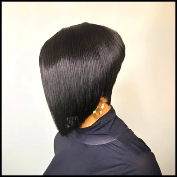 Layered Pixie Cut Human Hair Wig Glueless Lace Front Short Bob main image 4